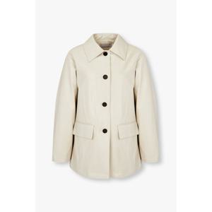 [보브]페이크 레더 버튼업 미디자켓7155110003