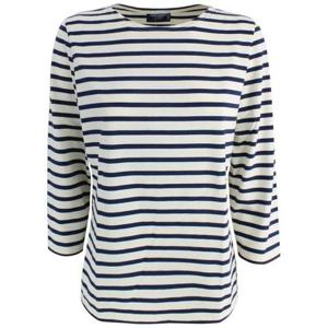 세인트제임스 긴팔 티셔츠 413150 ECRU MARINE DOM