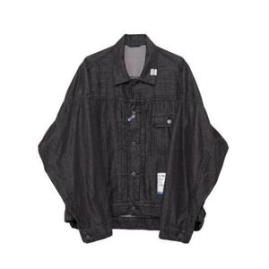 메종 미하라 야스히로 데님 자켓 I12BL001BLACK DOM