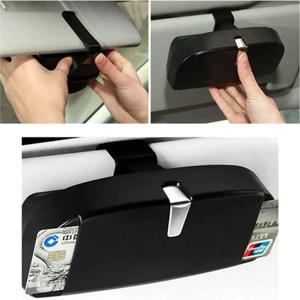 원터치 차량선글라스케이스 안경보관함 선바이저클립