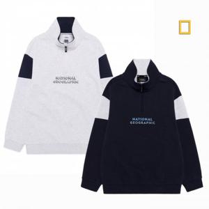 내셔널지오그래픽키즈  (K251USW030) 반집업 맨투맨 긴팔 티셔츠