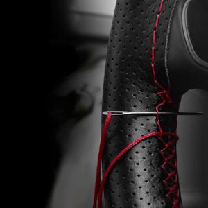 3S 자동차 DIY 소가죽 핸들커버