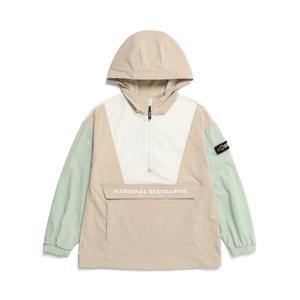 K231UFT260 배색 후드아노락점퍼 L/BEIGE