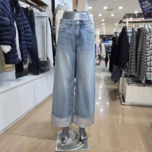 잠뱅이 동백01 여성 난스판 실버코팅캣워싱 AP1DTG263