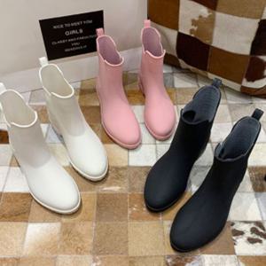 레인부츠 여성장화 장마철신발 첼시부츠