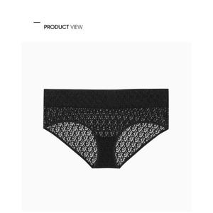 [캘빈클라인 언더웨어]여성 CK로고레이스 트림 힙스터 QD5285-UB1