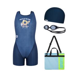 [ARENA 아레나]도너리 여아동 3부 반신 키트A4BG1KG04 NVY