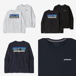 [파타고니아코리아] 38518Q5 멘즈 롱-슬리브드 P-6 로고 리스판서빌리-티 CH