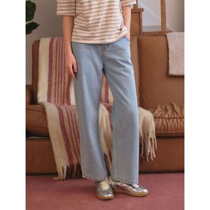 [르샵]일자핏 데님 뒷 밴딩 팬츠 (DP1TA003A)