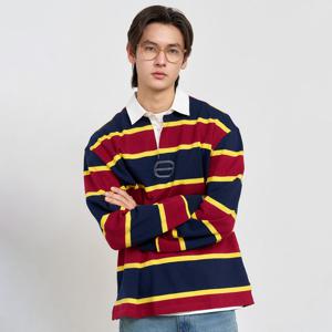 UNISEX 클래식 럭비 티셔츠 [NAVY] / SBE1U01008-MAN