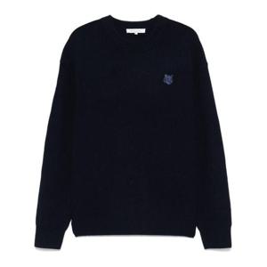 메종키츠네 스웨터 LM00818KT1093P476 INK BLUE DOM