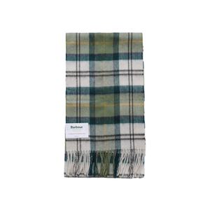 BARBOUR USC0002 TN51 타탄 체크 프린지 머플러