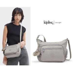 [키플링]키플링 7리터 크로스백 가비S 그레이 그리스  KPABS33 GRGR