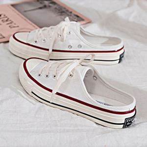 데일리 뮬 스니커즈 캔버스화 기본 베이직 운동화