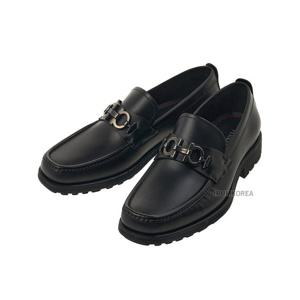 [페라가모] FW24 남성 더블 간치니 로퍼 DAVID NERO 0671792