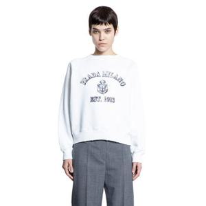 프라다 긴팔 티셔츠 13471616V5F0009 WHITE DOM