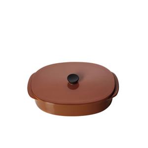 레볼 꺄락떼르 세라믹 직사각 꼬꼬떼 19cm 시나몬