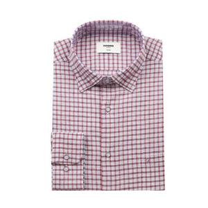 [레노마(셔츠)]시원한 논아이론 린넨 혼방 서커 체크 긴소매 일반핏셔츠 RPSSG1031PK