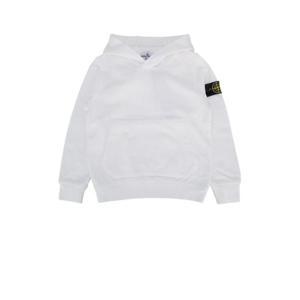 스톤아일랜드 키즈 키즈 화이트 후드 610001240 V0001