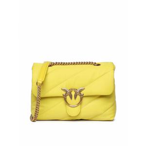 [PINKO] 라프리마 여성 크로스 바디 가방 러브 백 인 리사이클드 패브릭 100038A05FT59Q 옐로우 /8