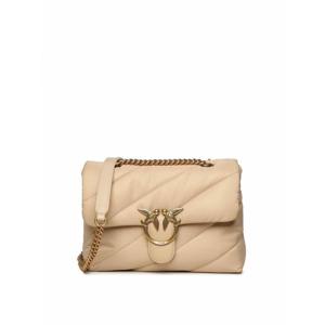 [PINKO] 라프리마 여성 크로스 바디 가방 러브 백 퀼티드 패브릭 숄더 100038A05FC50Q 베이지 /8