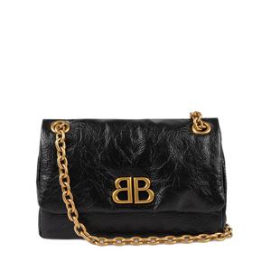 [로로모다] 발렌시아가 모나코 미니 블랙 여성 숄더백 / 792977-2AAR8-1000