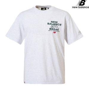 뉴발란스 NBNEDB2623-LG SUMMER WAVE 그래픽 반팔티 남녀공용 티셔츠