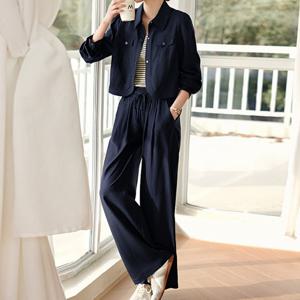 [리블리크]딘트 자켓 밴딩 팬츠 세트_RE1ST011