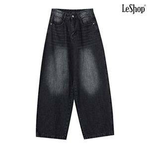 [르샵]빈티지 워싱 데님 와이드 팬츠 (DP1TA010A)