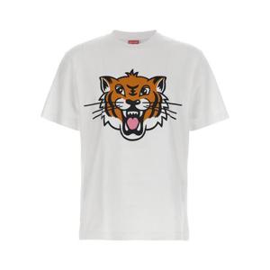 겐조 반팔 티셔츠 FF55TS5334SG02 WHITE DOM