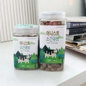 어니스트 동결건조 큐브200g 통소간