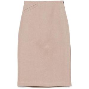 펜디 백 로고 자수 린넨 스커트 1935751