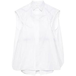 사카이 오버레이 슬리브리스 코튼 셔츠 1837901