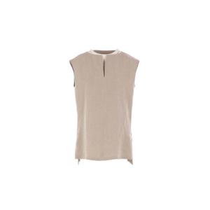 막스마라 레이어드 린넨 슬리브리스 탑 1930608