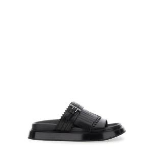 알렉스 버클 장식 레더 슬라이드 1967912