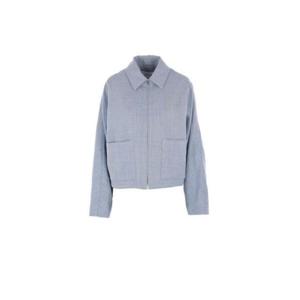 페라가모 버진 울 실크 집업 자켓 1930636