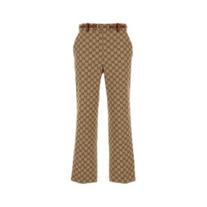 구찌 스트레이트 팬츠 820466Z8BZK2580 DARK BROWN DOM