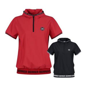 럭스골프 여성 반집업 레터링 후드 반팔 골프셔츠 MW25M606W