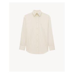 생로랑 카산드라 로고 자수 코튼 셔츠 1990962