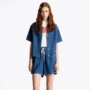 [타미진스] 여성 데님 린넨 밴딩 쇼츠 T32F1NEQ02TWL11A5