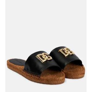 돌체앤가바나 임벨리시드 레더 에스파드리유 P00769952