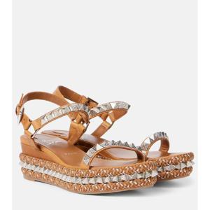 크리스찬루부탱 Pyraclou 60 스파이크 에스파드리유 샌들 P01016255