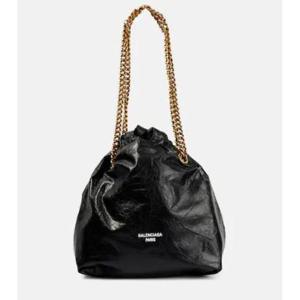 발렌시아가 Crush 스몰 레더 토트 백 P00796524