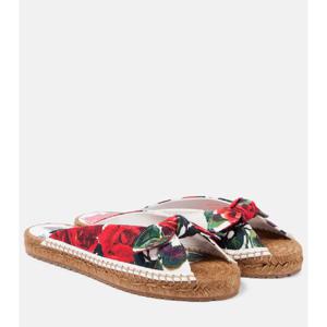 돌체앤가바나 플로럴 에스파드리유 슬라이드 P00991620