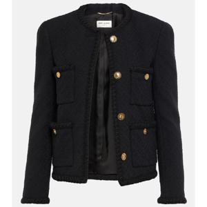 생로랑 트위드 재킷 P00784219