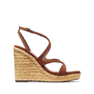 지미추 아일라 라피아 웨지 샌들 110mm AYLA110CUG