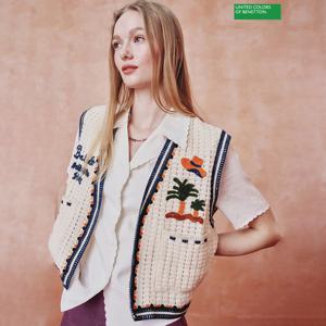 베네통 레이스 자수 베스트 BAJPB5531