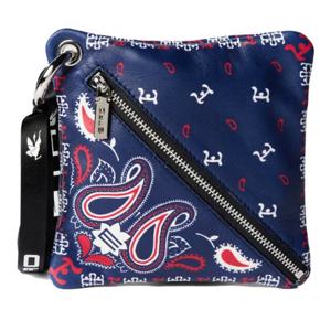 에트로 페이즐리 프린트 로고 파우치 1N7142691200 BLUE