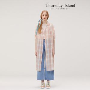 [Thursday Island] 체크 로브 원피스(T234MOP646W)