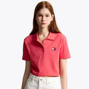 [타미진스] 여성 크롭 배지 폴로 셔츠 T32F1TKT31TWT1XI2